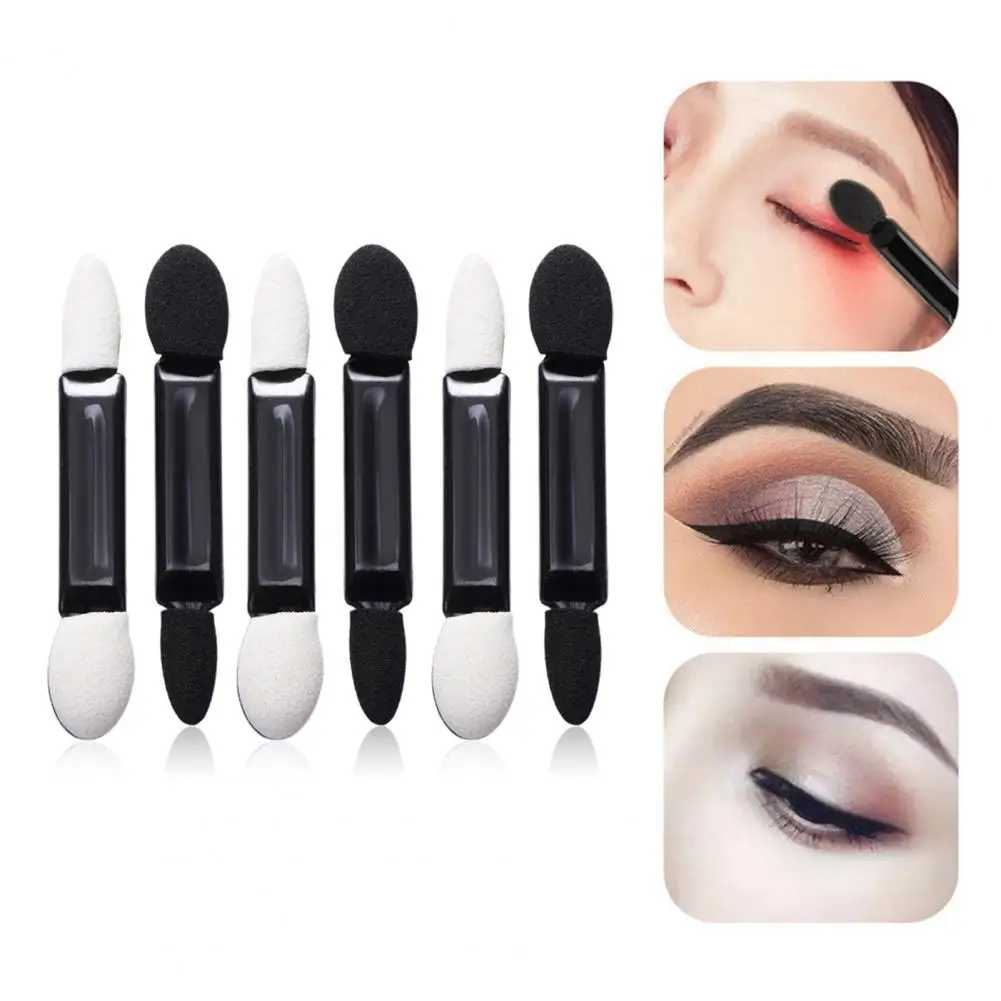 100 искусственная модная одноразовая кисть для теней аппликатор удобный овальных