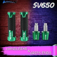 logo whit sv650 for suziki sv650 sv650s 1999 2016 motorcycle cnc handlebar grips and handlebar grips ends accessories