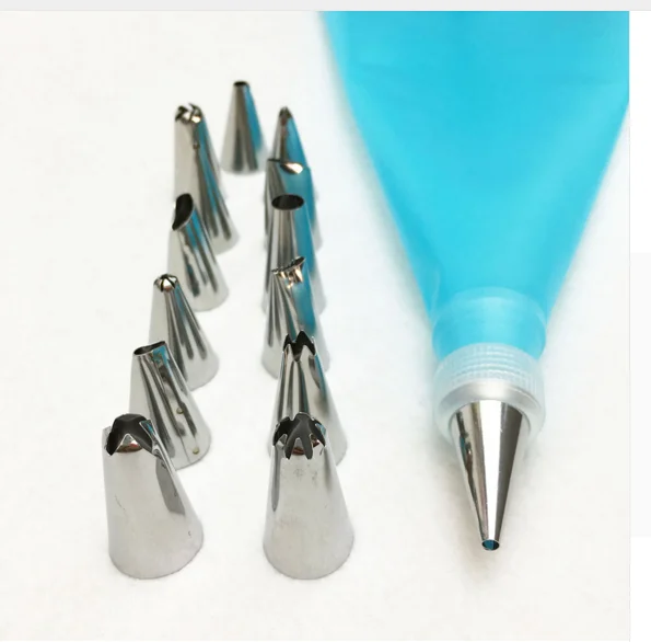 16 шт./компл. силиконовая насадка для айсинга c стопу кондитерский мешок