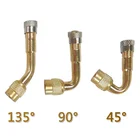 Удлинитель клапана 4590135 градусов, переходник клапана изогнутая труба для автомобиля, Универсальный Переходник грузовой автомобиль, мотоцикл, велосипед