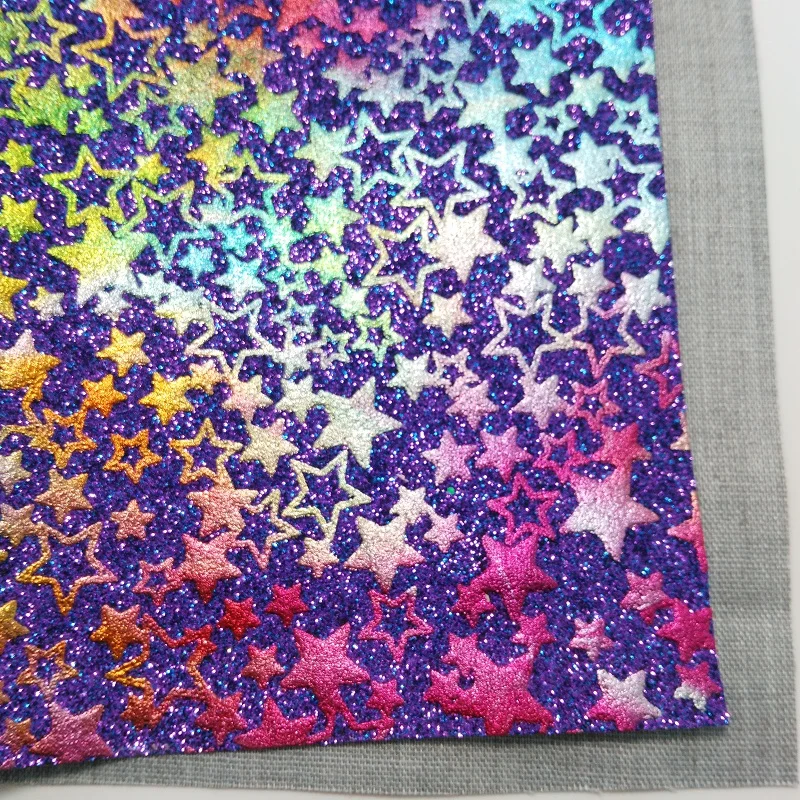 1 шт. искусственная кожа с принтом звезд 21 х29 см | Дом и сад