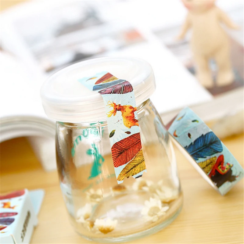 1 шт. размер 15 мм * 10 м Сделай Сам бродить в голубом небе васи ленты/маскирующая