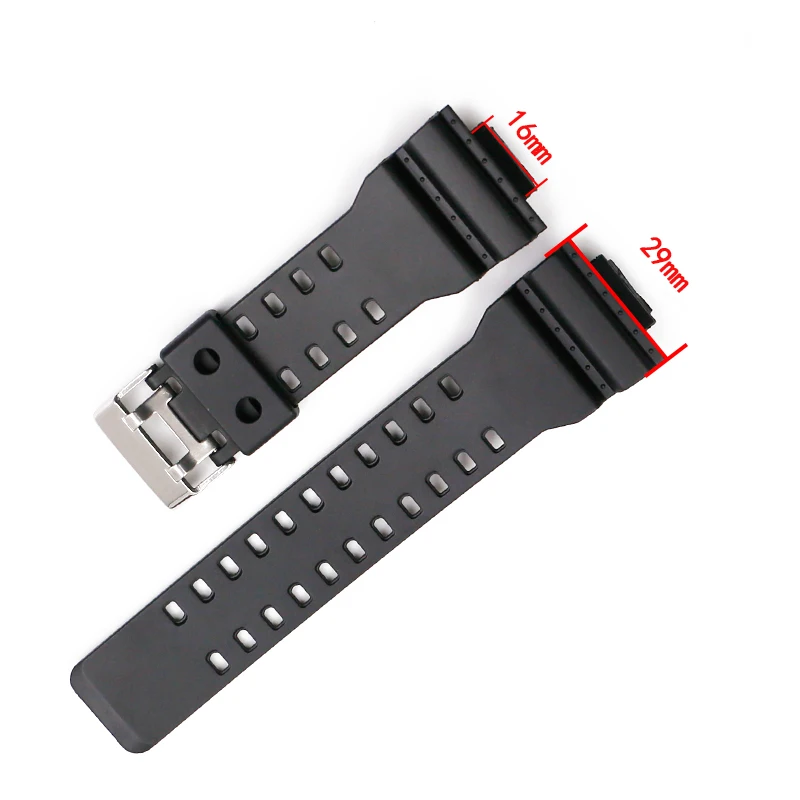Резиновый ремешок для наручных часов с пряжкой из смолы Casio G-SHOCK GD120 GA100 GA110 GA400