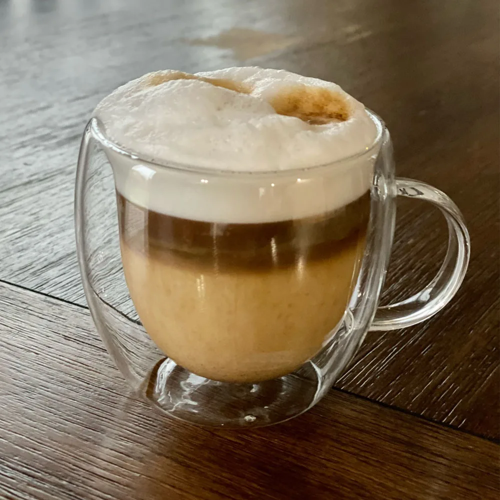 

Double Wall Glass Cup Heat cold Resistant Tea Coffee Mug With Handle Portable Transparent Beer Mug Whiskey Glass Cup 150ml