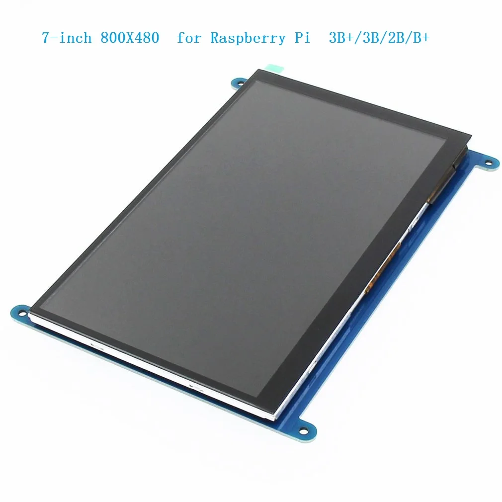 Capacitive screen 7/5/4/3,5-дюймовый ЖК-монитор HDMI 1024X600 HD сенсорный экран емкостный сенсорный экран для Raspberry Pi 4 Модель B 3B+/3B/2B/B+ сенсорный экран - Цвет: Capacitive screen