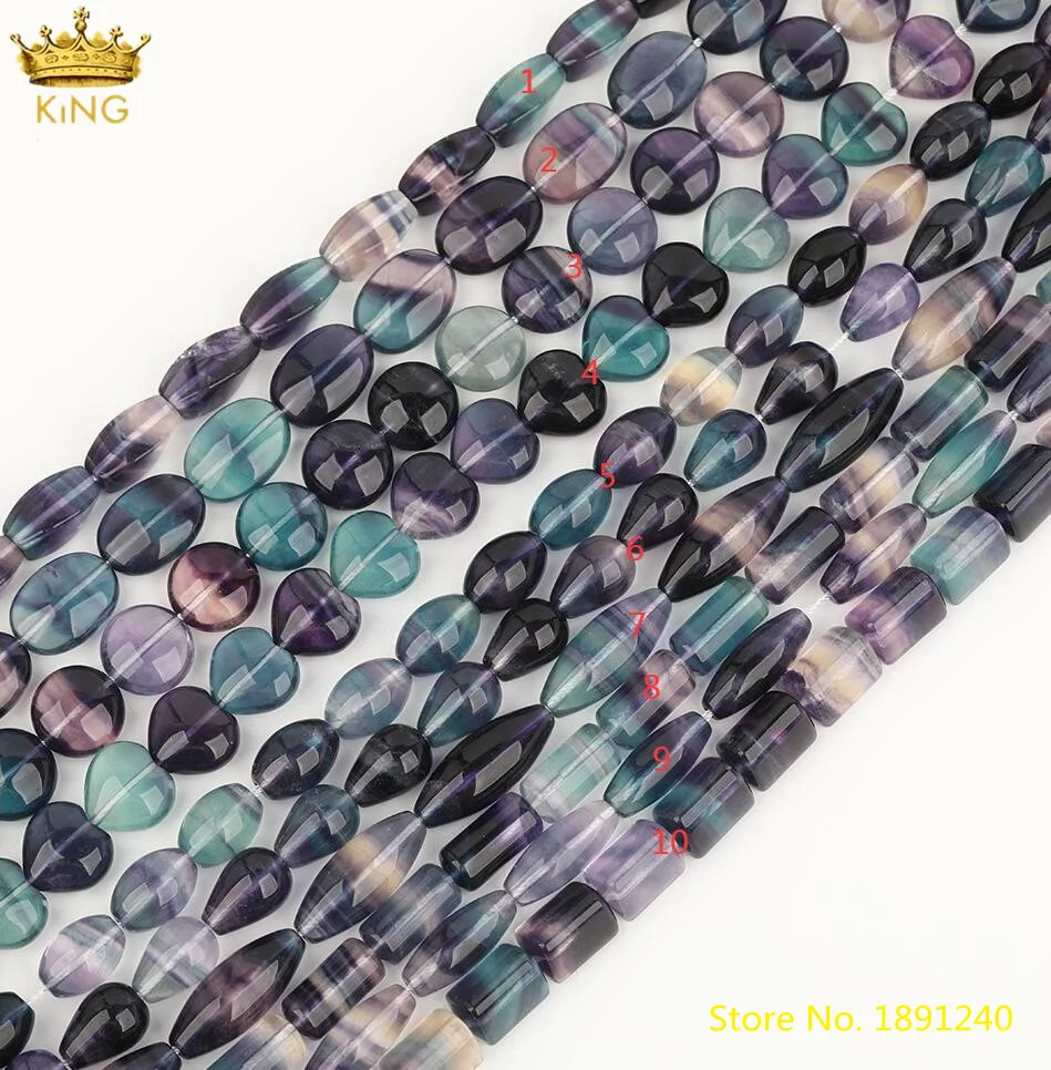 

Радужная флюоритовая цилиндрическая самодельная фурнитура для ожерелья, просверленная каменная ломтиковая плита для изготовления ювелирных изделий своими руками