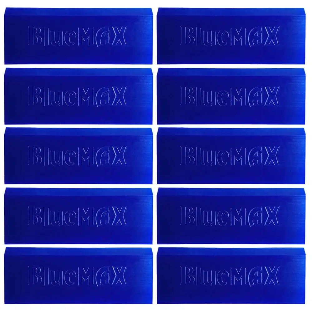 10 шт. запасные резиновые лезвия BLUEMAX для ручной скребок для льда стекло очиститель воды Чистая Ракель автомобильная лопата для уборки снега оконные тонировочные инструменты 10B02