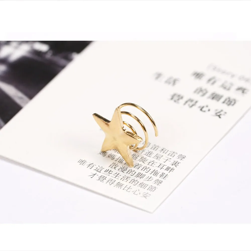 Модные украшения для волос 5 шт. милые индивидуальные луна звезда головной убор