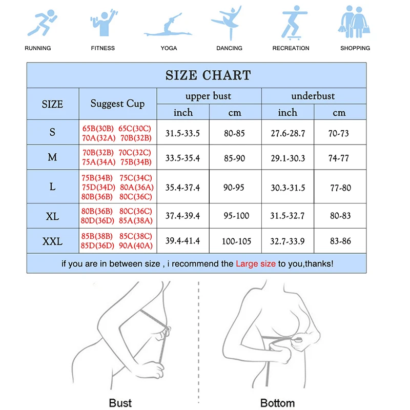 

Sports Bra Women Solid Yoga Bra Sports Top Crop Sexy Back Push up Underwear Shockproof Gym Shirt Sportswear Athletic Vest