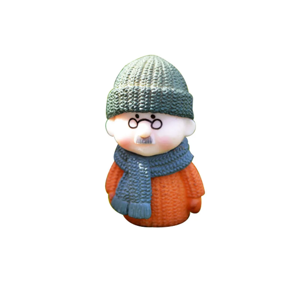 1 шт. мини зимнее платье дедушка и миниатюрный DIY стол орнамент украшения