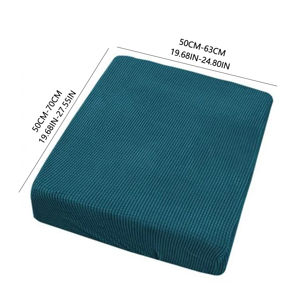 

Funiture Protector Jacquard Thick Sofa Cushion Cover Sofa Protector Seat Cushion Slipcover Elastic Solid Color Washable Cover