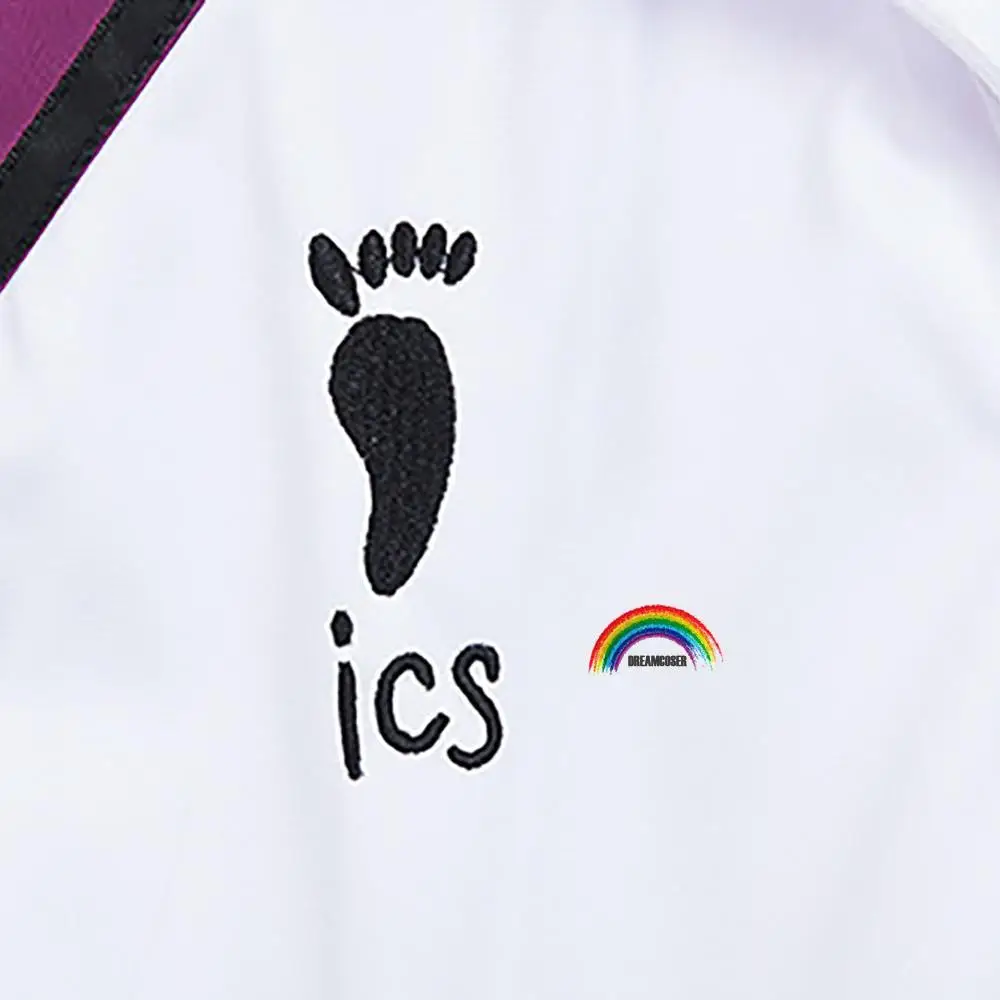 Аниме футболка! Haikyuu TEMPORADA 3 Shiratorizawa Gakuen Wakatoshi Ushijima Косплей Костюм Chaqueta спортивная