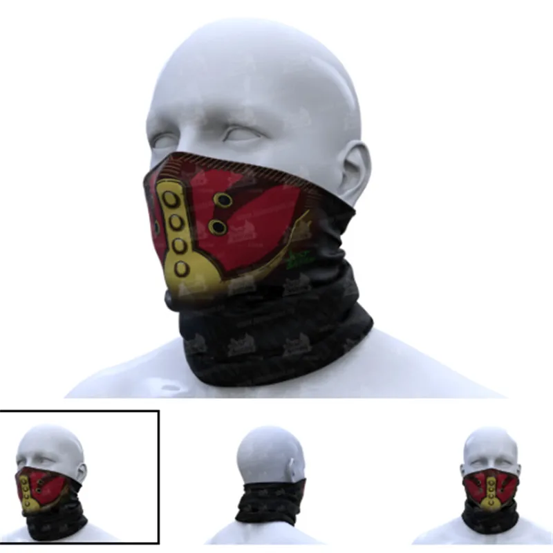 Бесшовные 3d банданы для велоспорта головной платок с черепом мотоциклетная