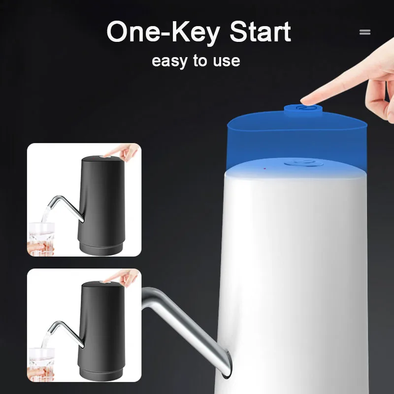 Мини автоматический насос для бутылки воды двойные насосы Мощный USB зарядный