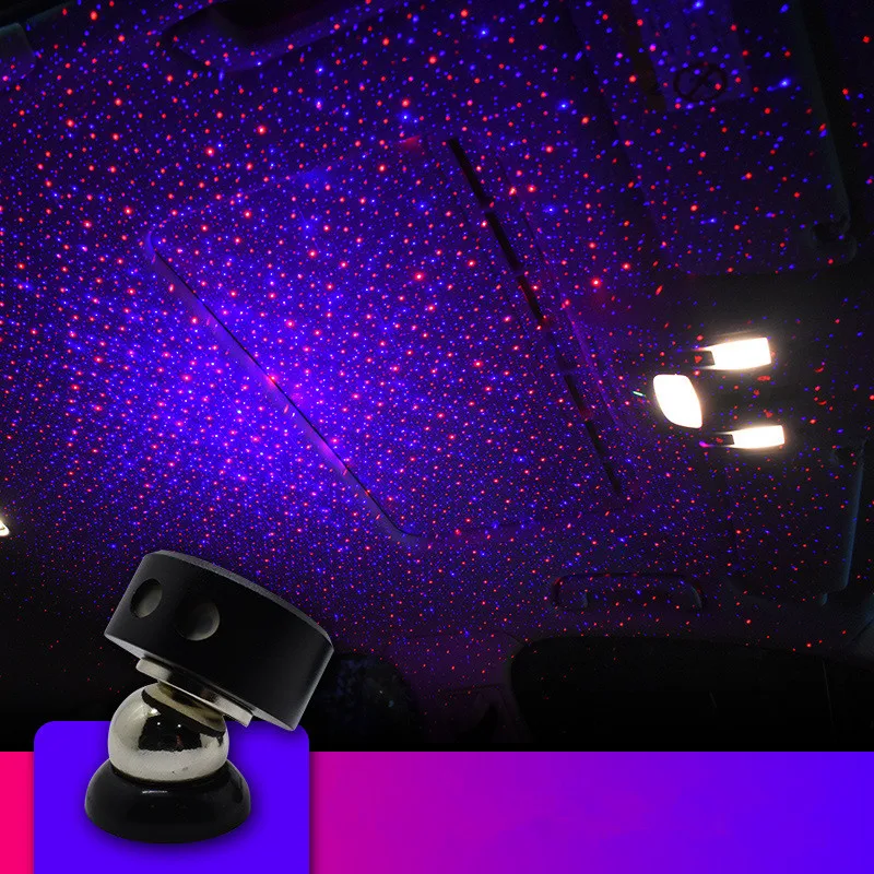 

Car Atmosphere USB LED Star Light Ambient Home DJ RGB Colorful Lamp Interior Decorative Decoration Lights
