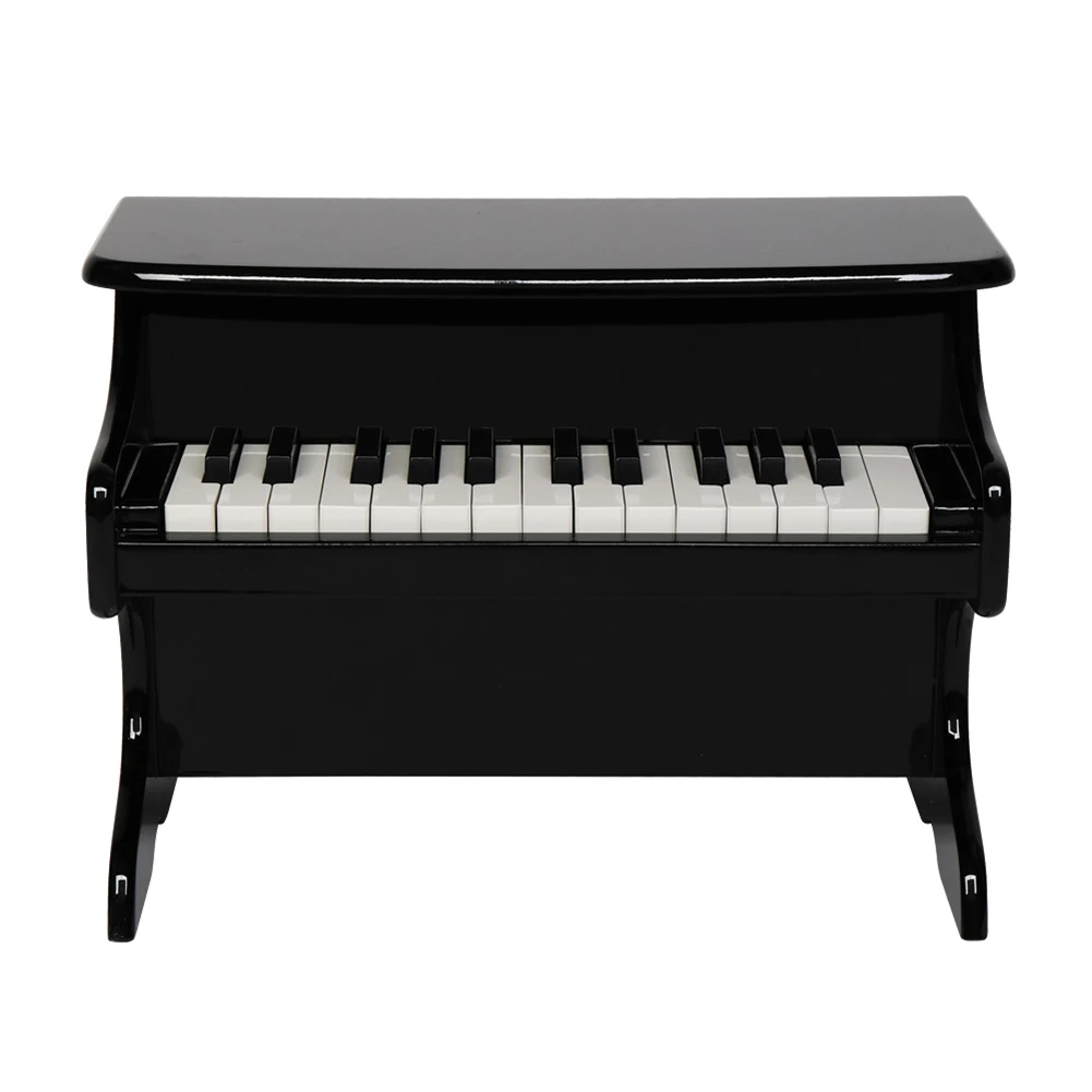 

Wooden Toys 25 Key Children Wooden Piano Vertical without Chair Music Box Style Mini Piano Toys Grand Gifts For Children Kid Toy