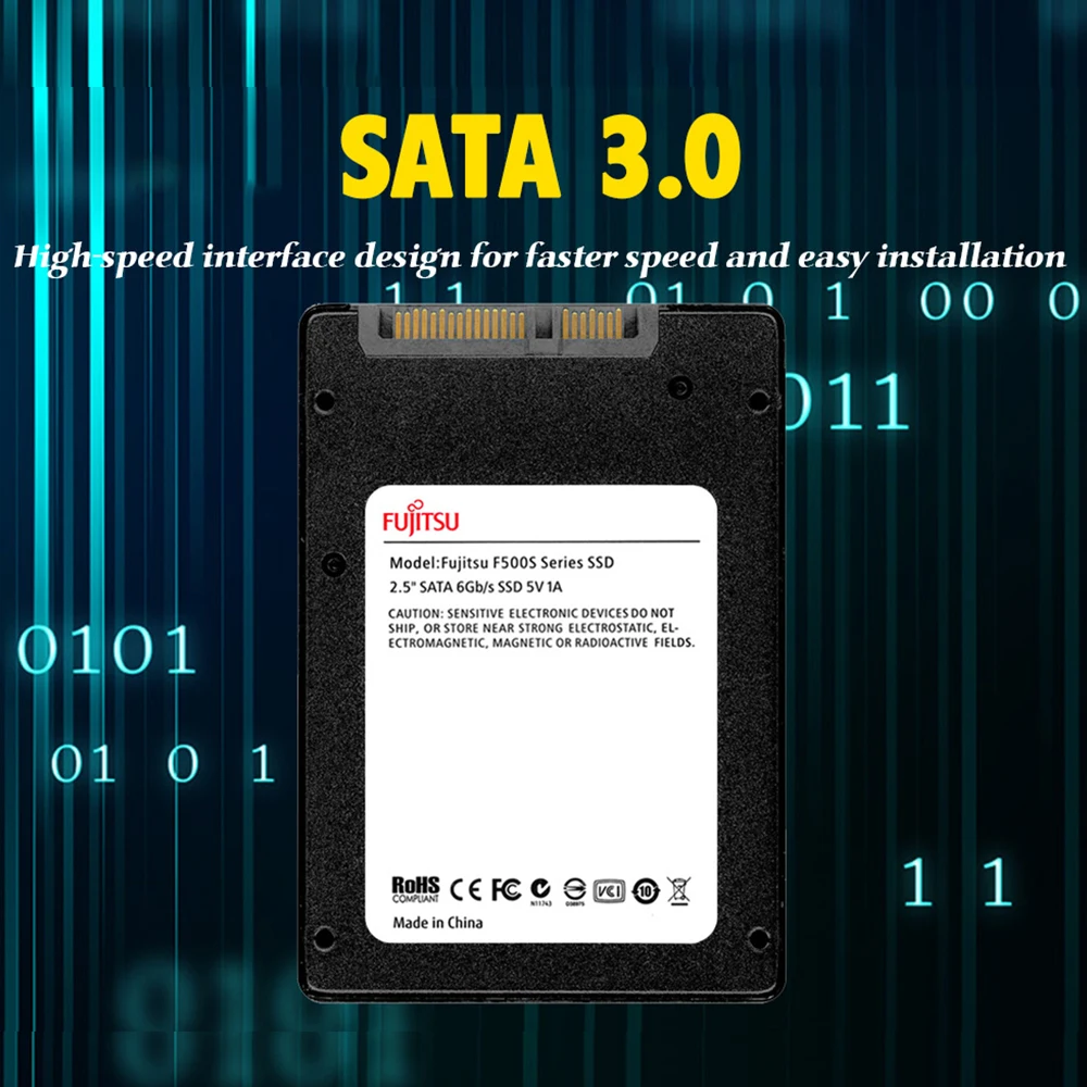 FUJITSU hd ssd 1 ТБ sata iii 3D NAND Flash TLC SMI Phison Realtek 500 МБ/с. Внутренние твердотельные накопители