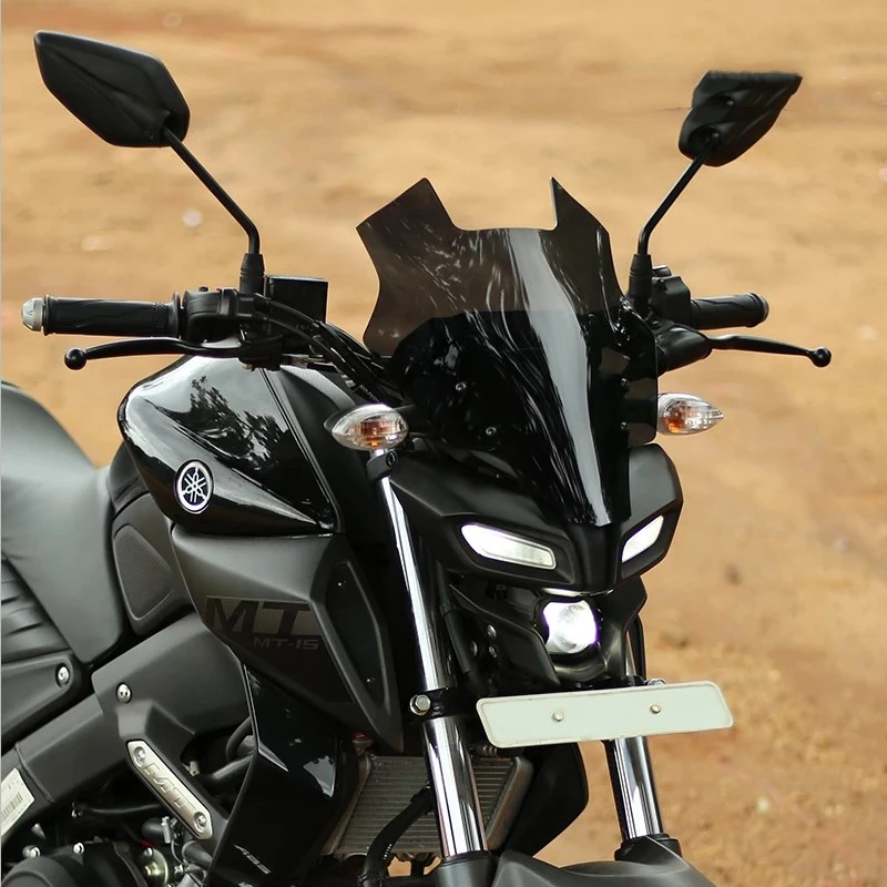 Ветровое стекло для Yamaha mt 15 аксессуары мотоциклов ветровое MT mt15 2019 2020 отражение ветрового стекла|Накладки и