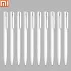 Оригинальная гелевая ручка Xiaomi, 10 шт., мягкая и легкая ручка для письма. Mijia нажмите на сердечникзапасной стержень синийкрасныйчерный