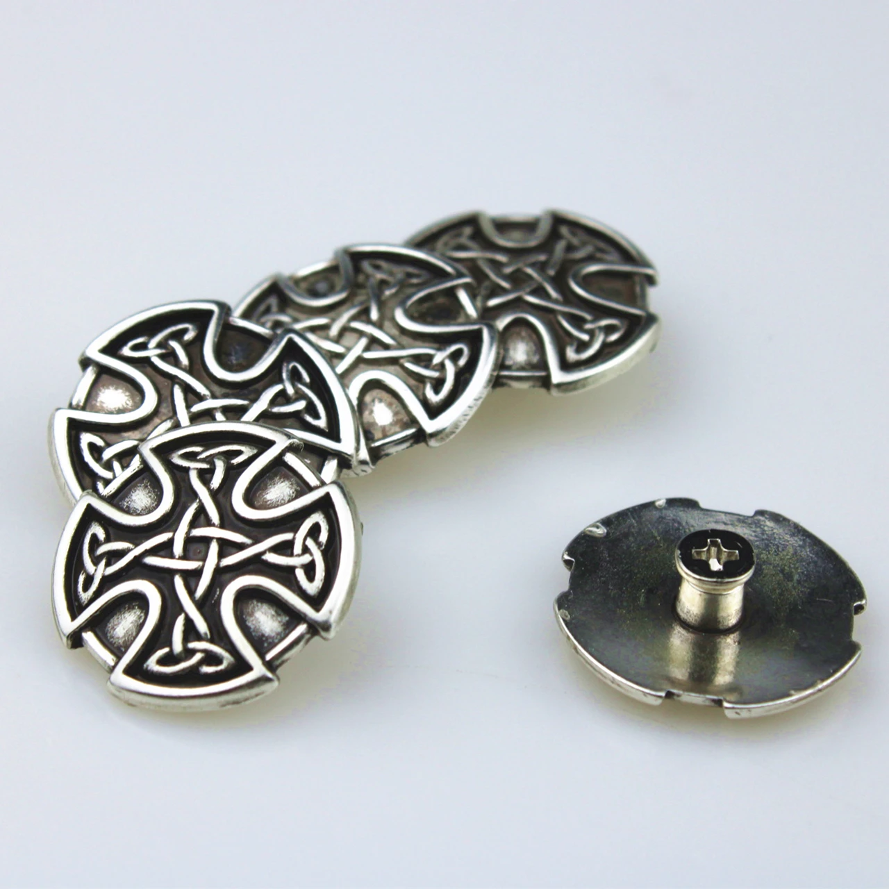 1 ''(25 мм) Кончо из металла Кельтский Узел Concho античная латунь античное серебро