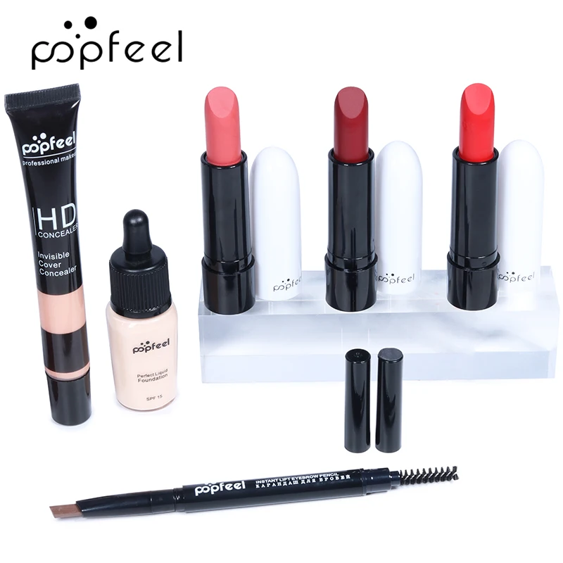POPFEEL макияж в ассортименте (8 15) Pce Лот выберите тон вашей кожи смешанный