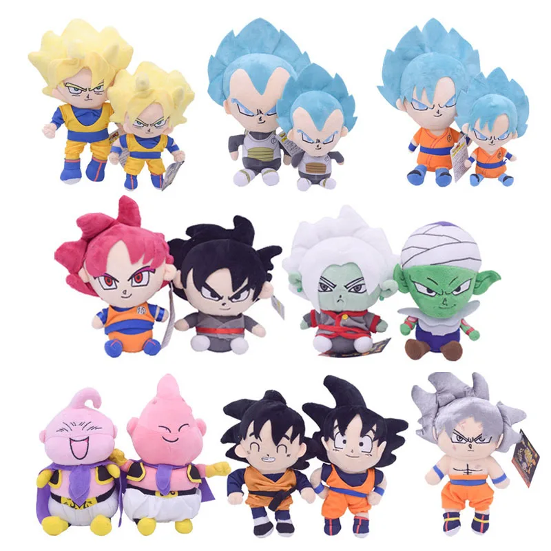 

Dragon Ball Stuffed Plush Toy Super Saiyan Son Goku Piccolo Son Goten Majin Buu Vegeta IV Anime Figures Plushie Doll Toys Gifts