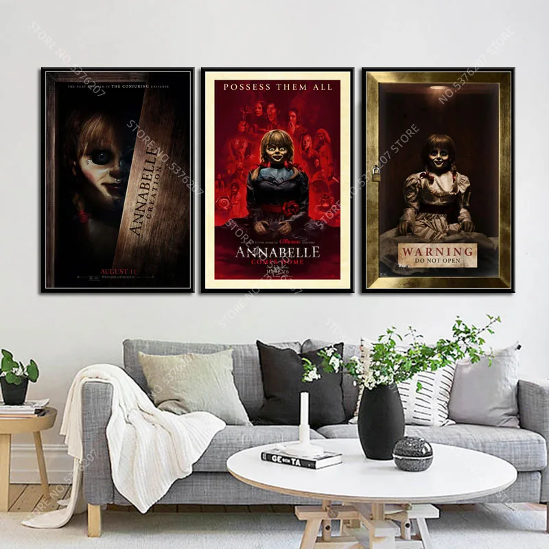 G377 художественный декор Классический Ужасный фильм серия Annabelle настенное