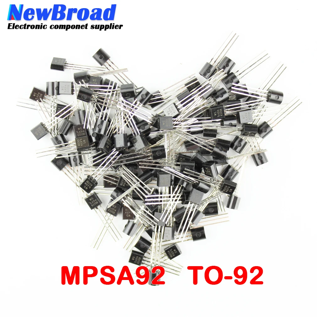 100 шт MPSA92 TO-92 A92 TO92 Новый триодный транзистор | Электронные компоненты и