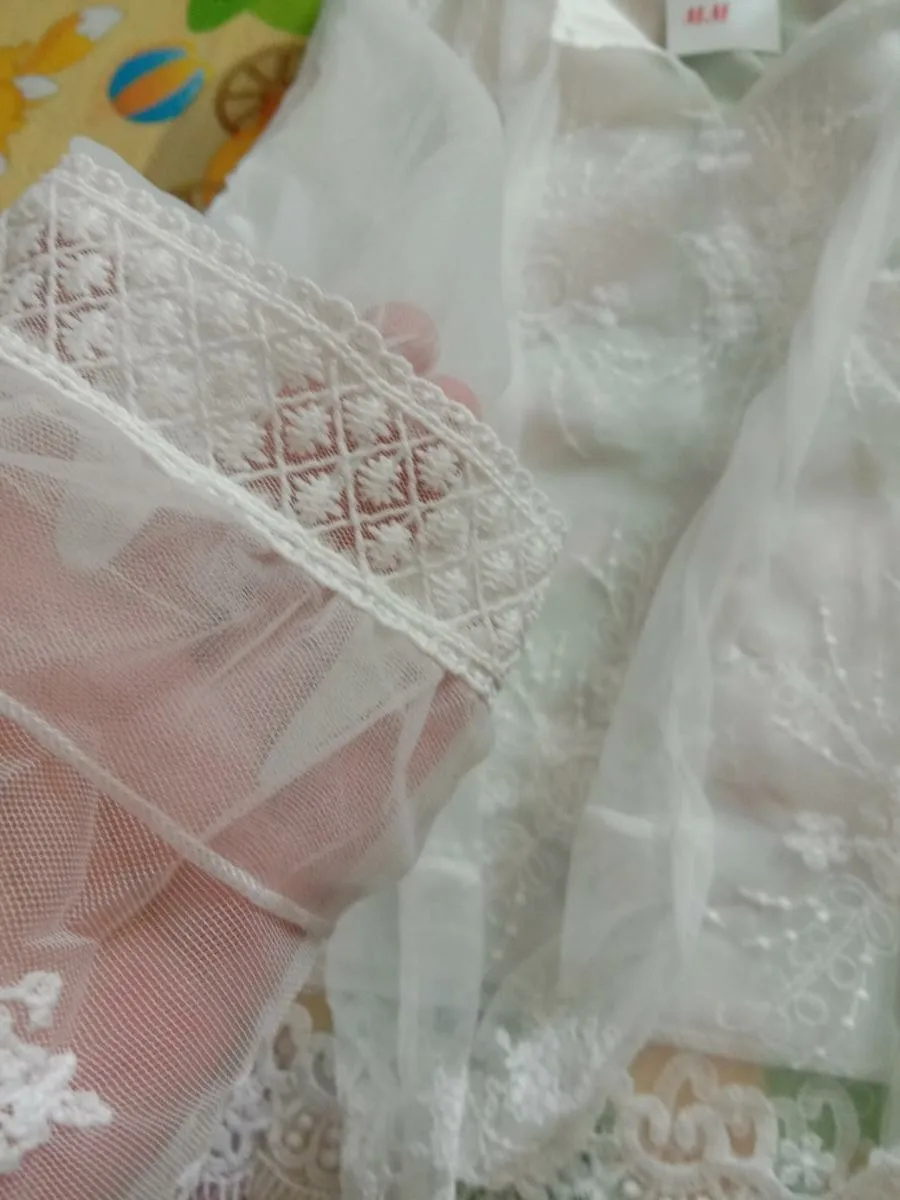 Женская шифоновая блузка с цветочной вышивкой кружевная и сетчатая составного