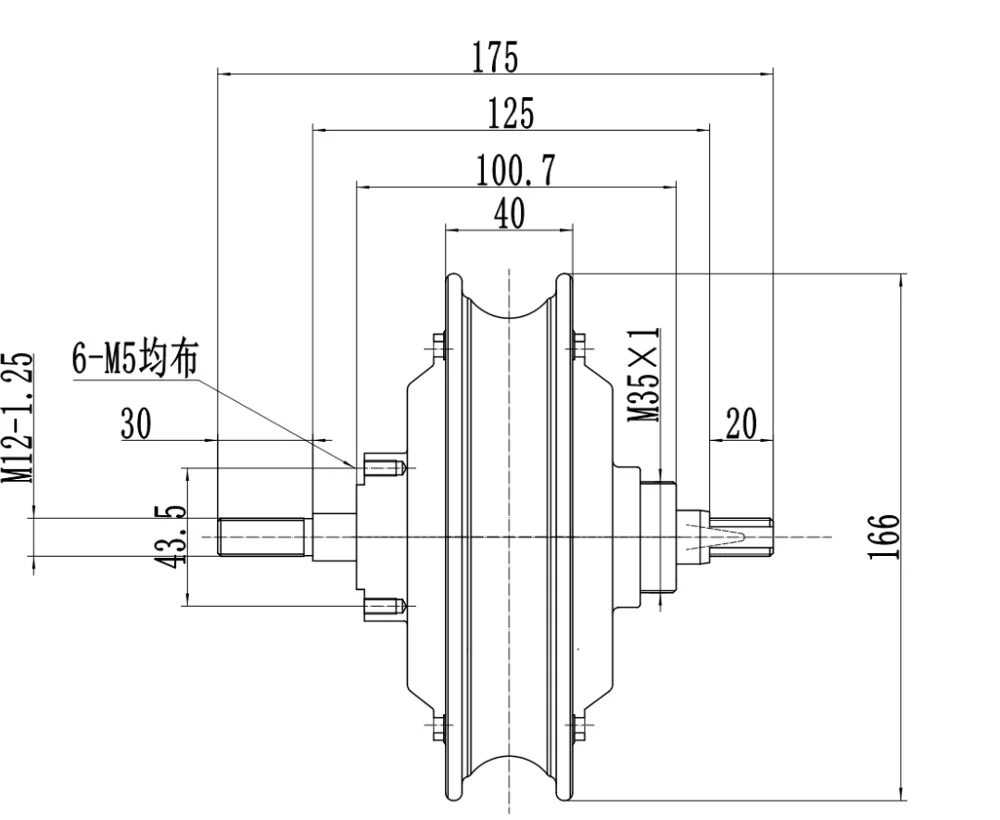 36 В 350 Вт моторное колесо для электрического велосипеда бесщеточный мотор