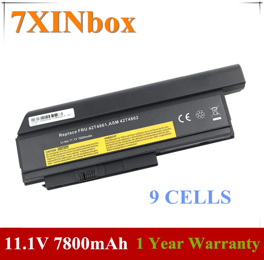 

Аккумулятор 7XINbox для Lenovo ThinkPad X220 X220i 42T4861 42T4865 42T4873 42T4875 42T4899 42T4901 42T4940 42T4942 0A36282 42T4862