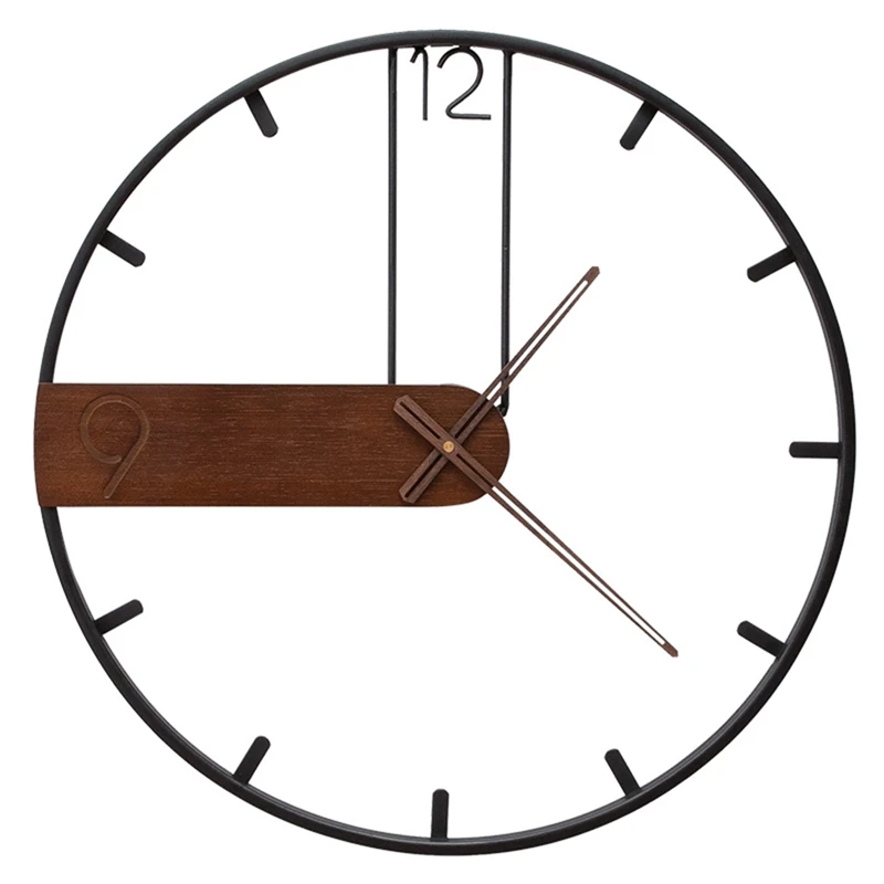 

Creative Wall Clock,Simple Iron DIY Wall Clock For Home,Living Room &Bedroom Decoration