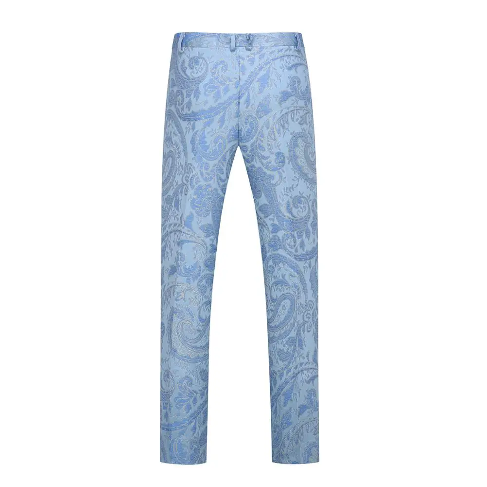 YUNCLOS синий Королевский корт мужской костюм английский стиль 3 штуки Банкетный