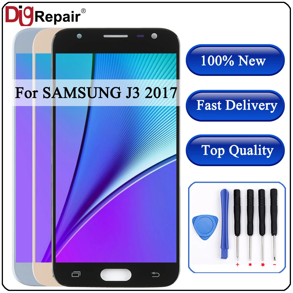 J330 дисплей для samsung Galaxy J3 ЖК-экран J330F J330G ЖК-дисплей сенсорный экран дигитайзер Запчасти для samsung J3 ЖК-дисплей