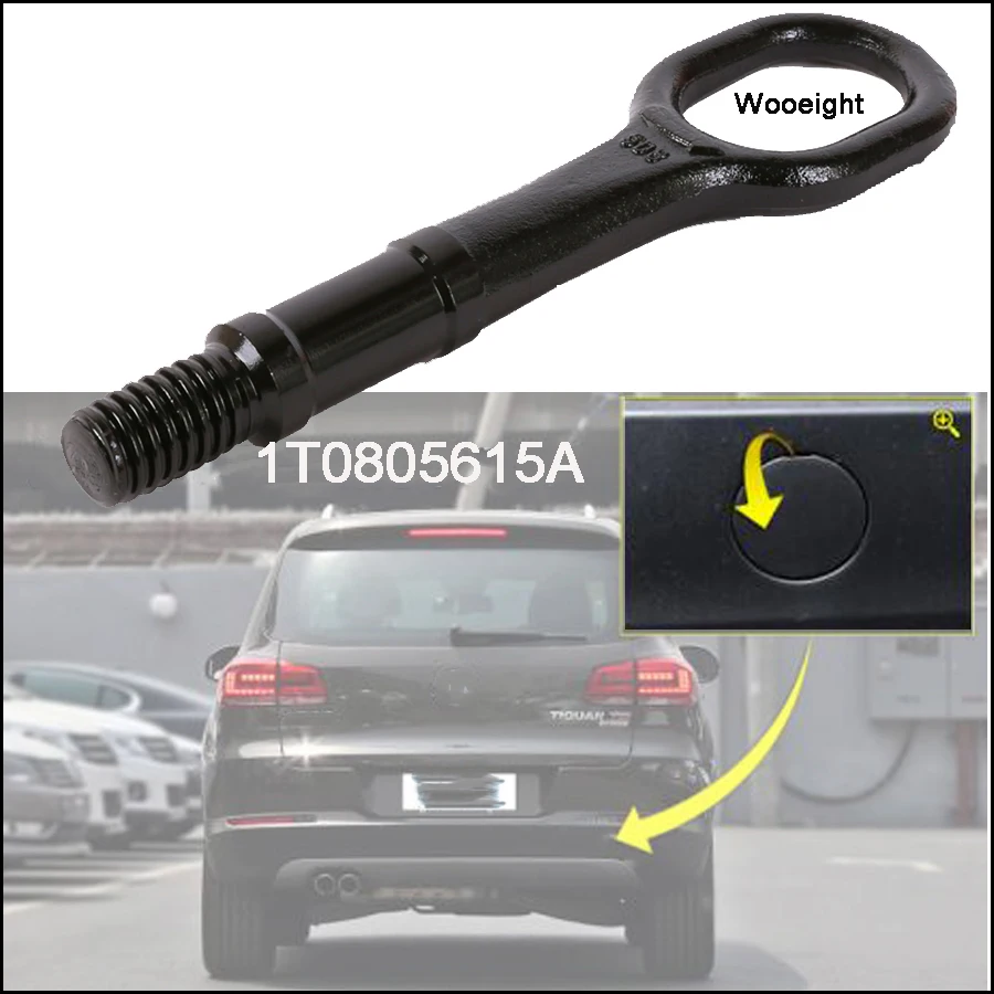 Металлический крючок для прицепа VW Golf 6 Tiguan Passat B5 B7 Skoda Octavia Superb Audi стальной