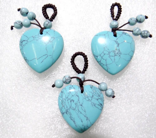 

Кулон в форме сердца из натурального камень кварц Кристалл бирюзы, тигровый глаз, 30 мм, для самостоятельного изготовления ювелирных изделий...