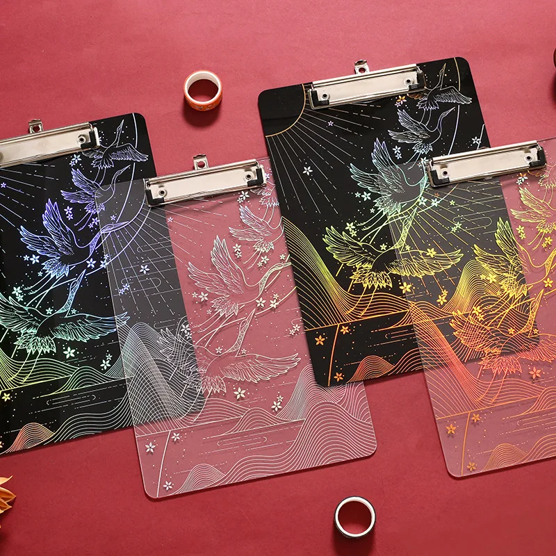 Оригинальная подставка Laserwriting Бронзирующая Бумага серии Wild Crane для осмотра папка