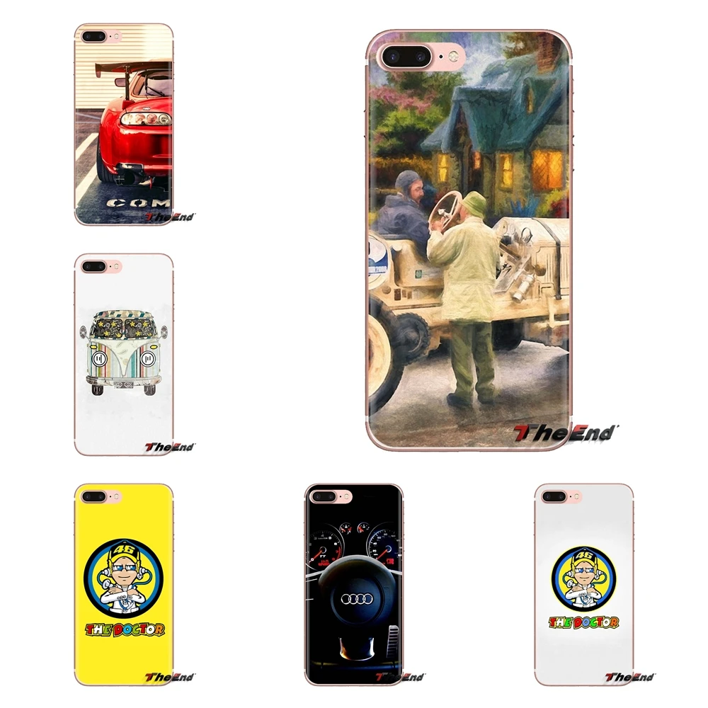 Для iPod Touch Apple iPhone 4 4s 5 5S SE 5C 6 6S 7 8 X XR XS Plus MAX Super Cars Красный Автомобильный настроенный