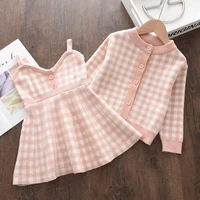 melario baby girls clothes set autumn winter sweater tops skirts for girl kids clothes children clothing christmas knit clothes