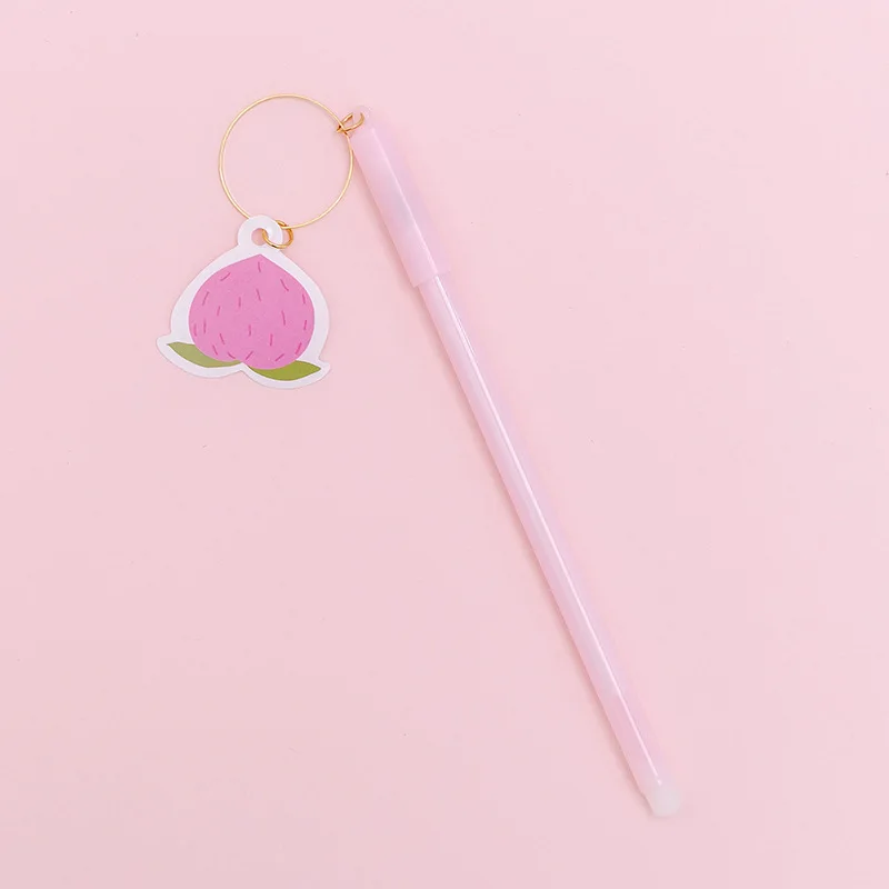 0 38 мм Милая ручка в форме персика и авокадо чернильная рекламный подарок