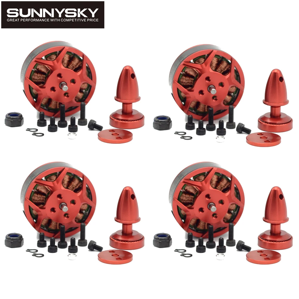 1 шт. Sunnysky V3508 380KV/580KV/700KV 4S-6S бесщеточный двигатель для радиоуправляемого