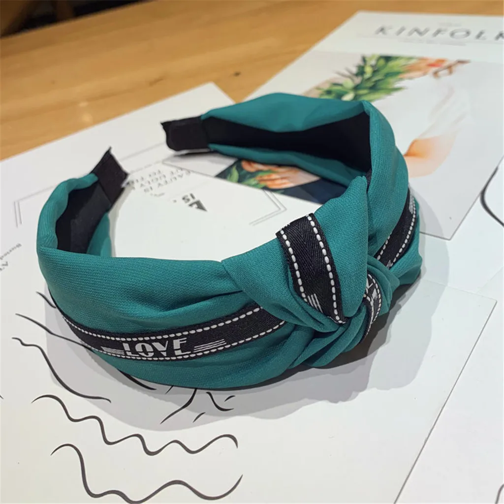 LOVE Ms. Простая скатерть Sen широкая головная повязка для лица Женская на голову