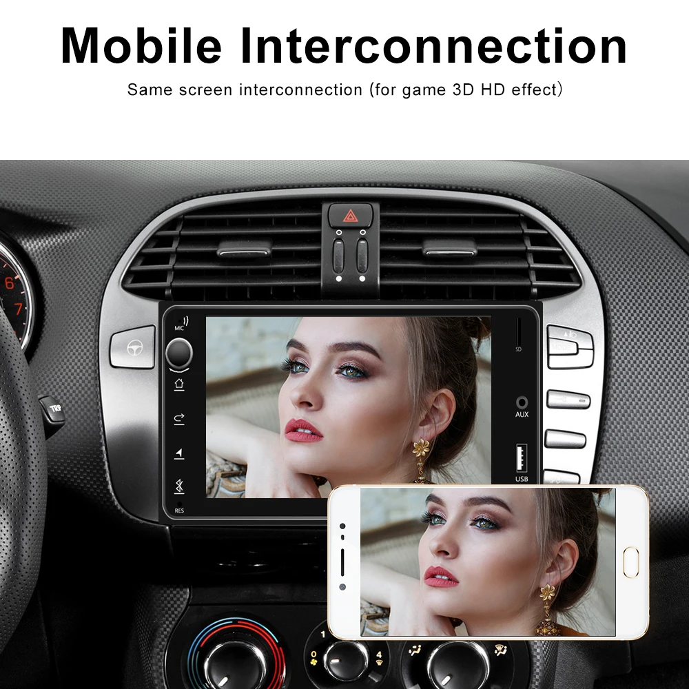 AMPrime 2 Din Автомобильная Радио " мультимедиа для Toyota Corolla авто стерео Android/IOS Авторадио MirrorLink Bluetooth USB TF FM камера