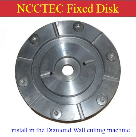 6'' inches 150mm fixed disk disc for installing Diamond saw blade in the Wall cutting machine for welt cutting against the wall