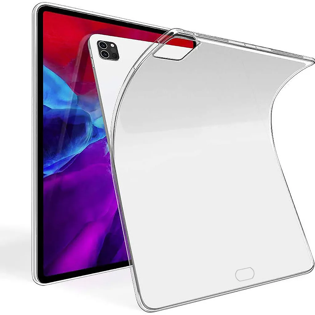 Чехол для нового iPad Pro 11/12.9 дюймов тонкая прозрачная мягкая резина TPU Защитный