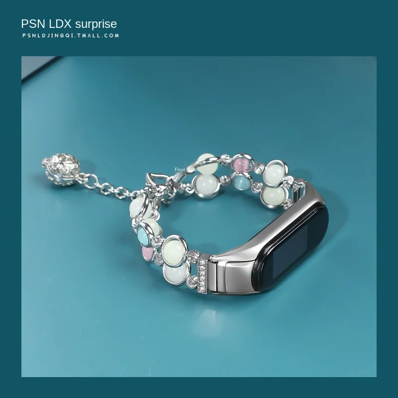 

TT Mi Bracelet 3 Wristband Three Or Four Generation Universal NFC Version Metal Replacement Strap Cool Popular Brand Luminous