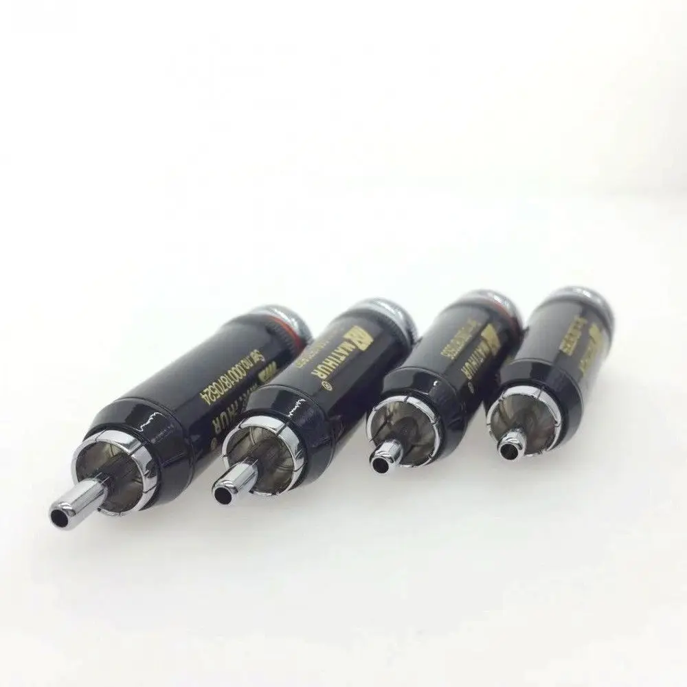 Высококачественный медный родиевый RCA штекер высокого качества сварочный