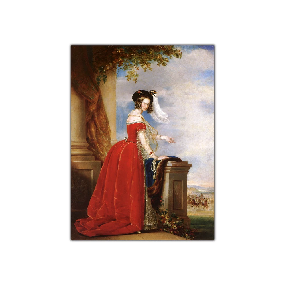 Красная Картина на холсте Александра федорна | Дом и сад