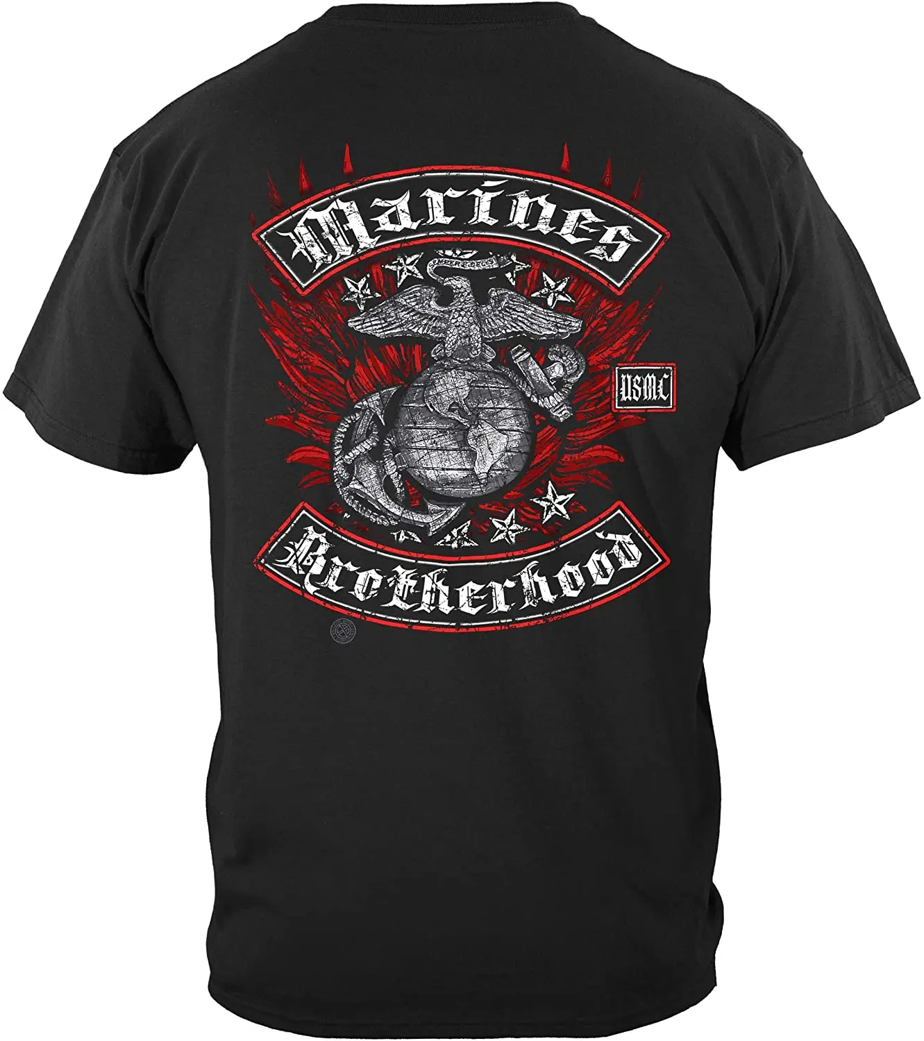 

Marine Corps Logo Printing Men's Summer Cotton O-neck Short Sleeve T-shirt