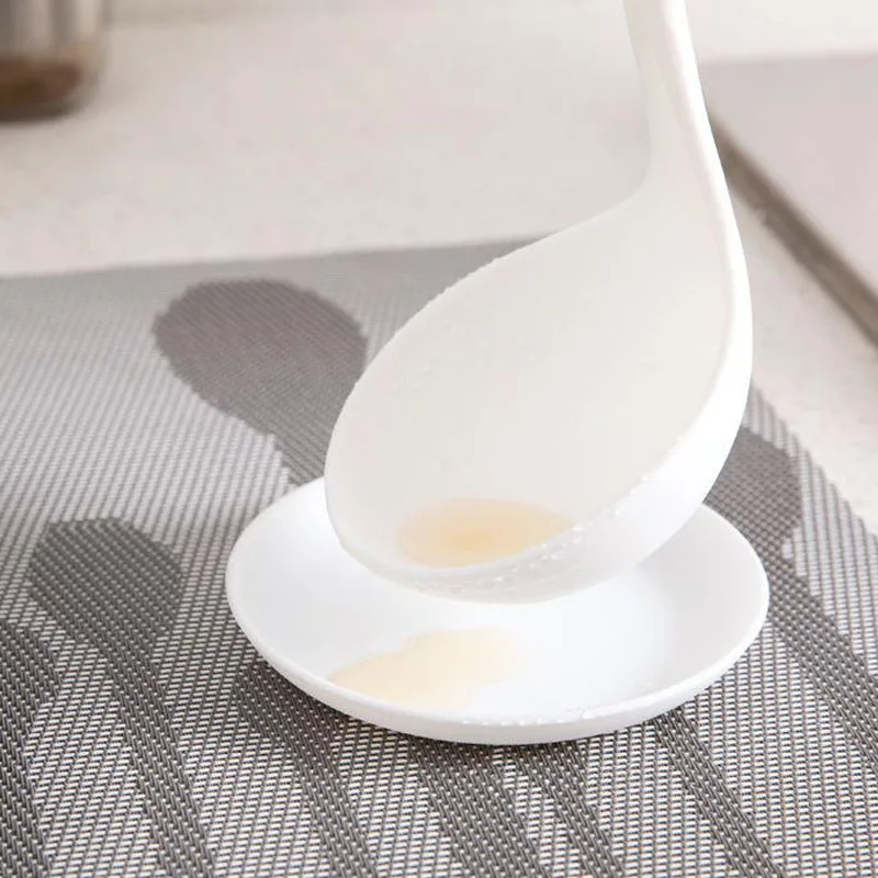 Креативная Вертикальная пластиковая ложка с длинной ручкой в форме лебедя